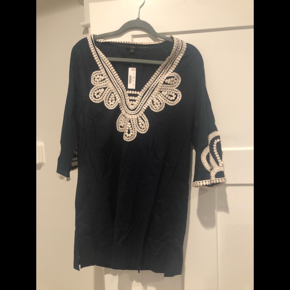 J. Crew corded trim short tunic